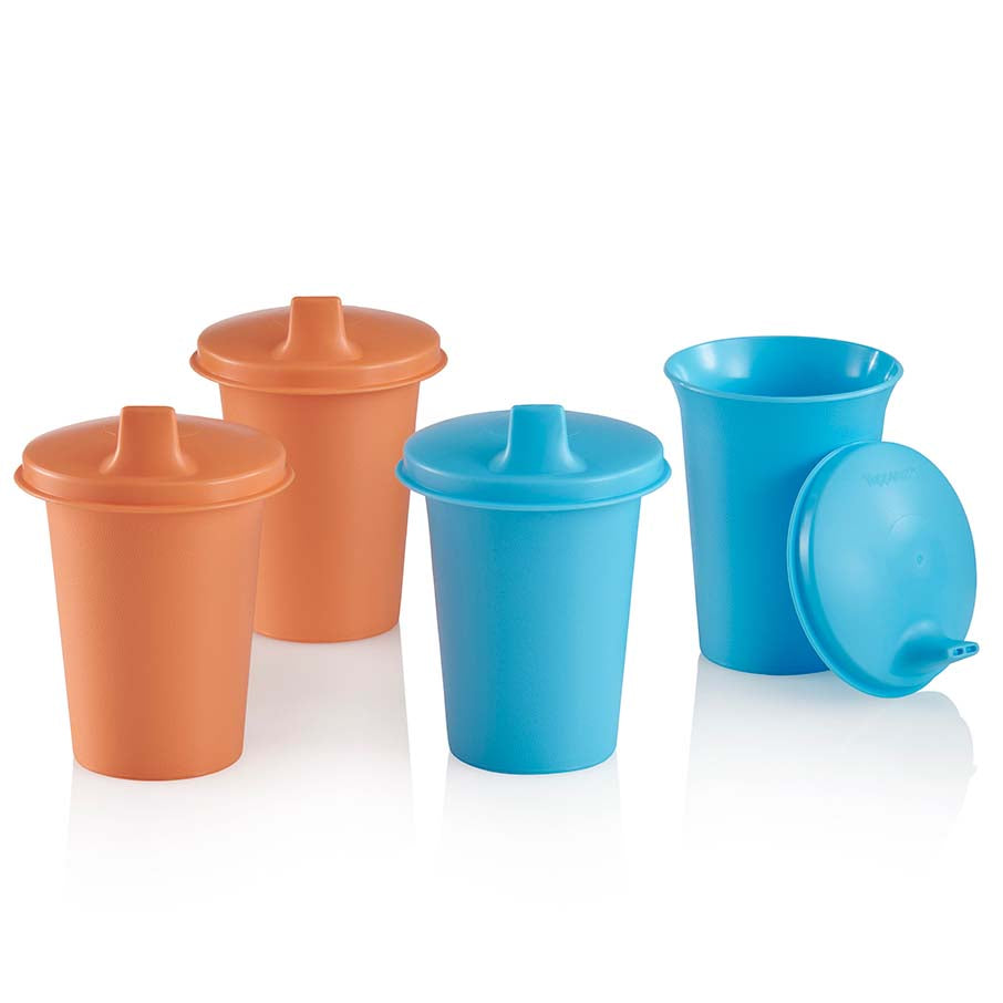 juego de vasos bell y sipper seal azul spa rosa acogedor