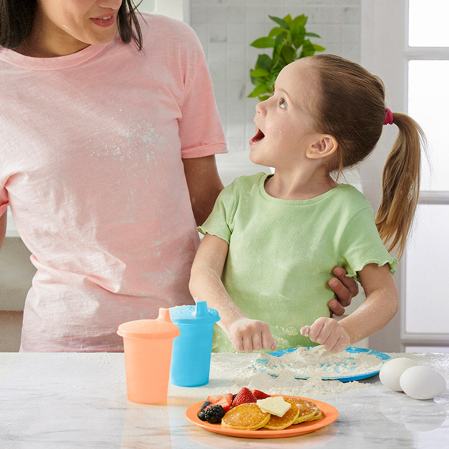 platos tupperkids azul spa rosa acogedor