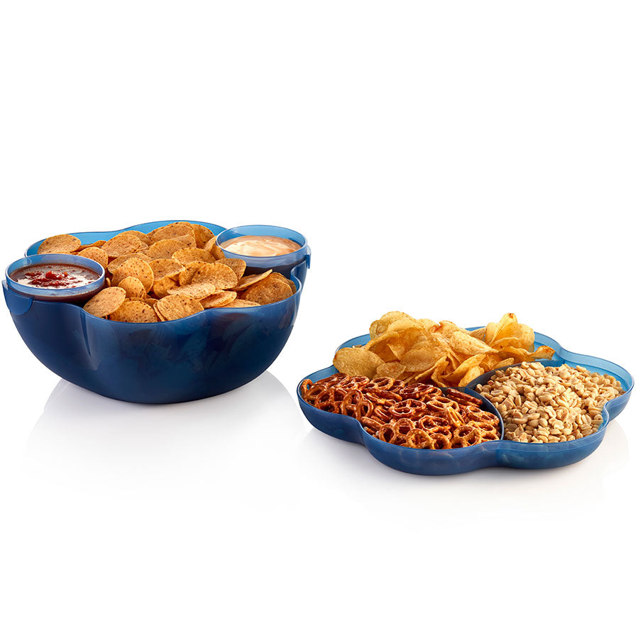 juego de patatas fritas y salsa libélula