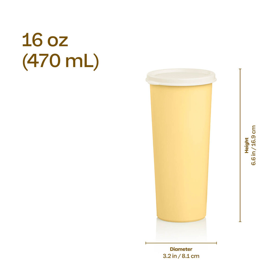 vasos vintage 470 ml amarillo azul y rosa